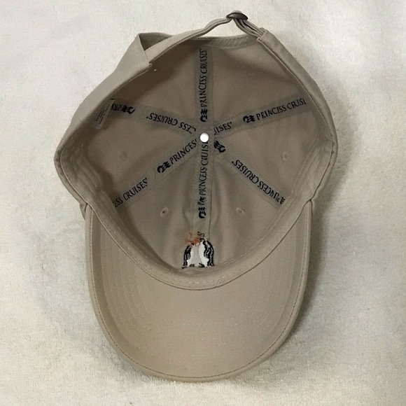 Princess Cruises for South America Adjustable Tan Cotton Travel Baseball Cap - Picture 4 of 14